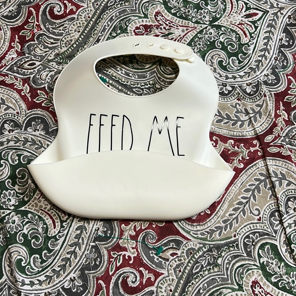 Rae Dunn Baby Silicone Bib
